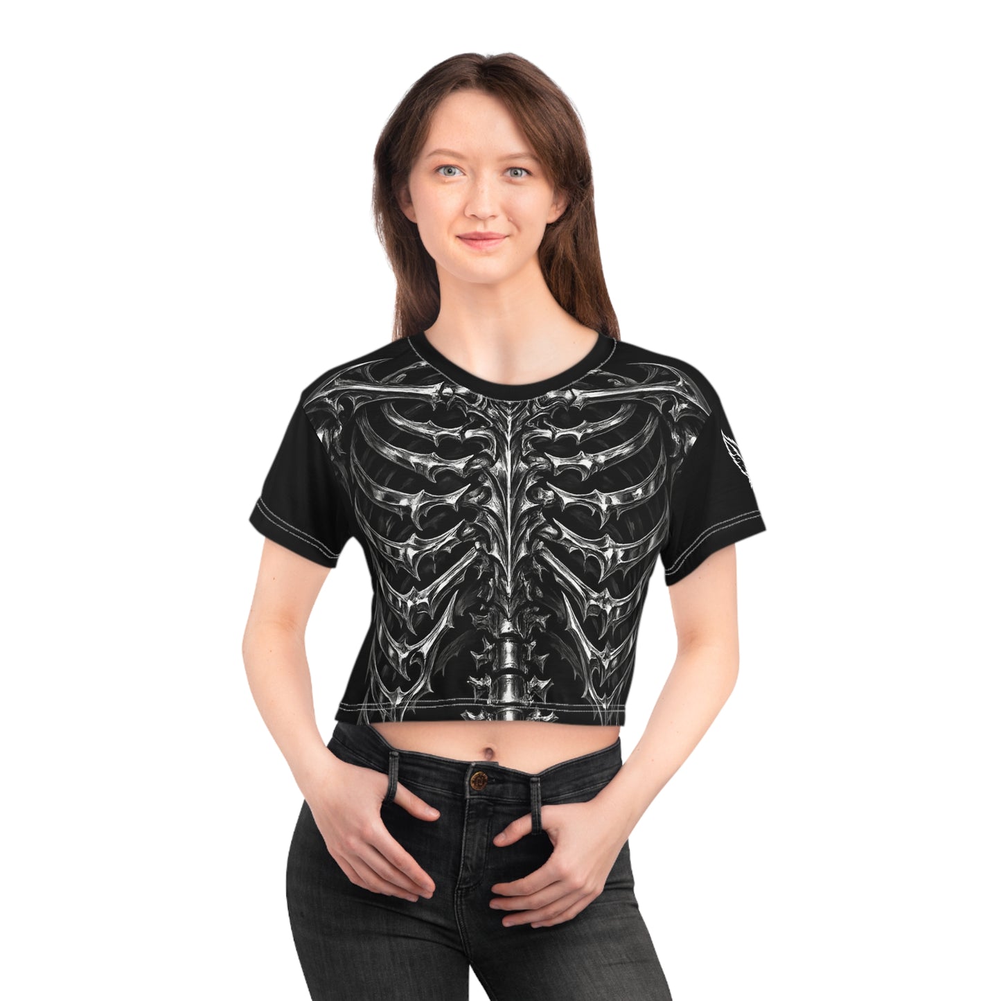 (Pre Order)Chrome Cage Crop